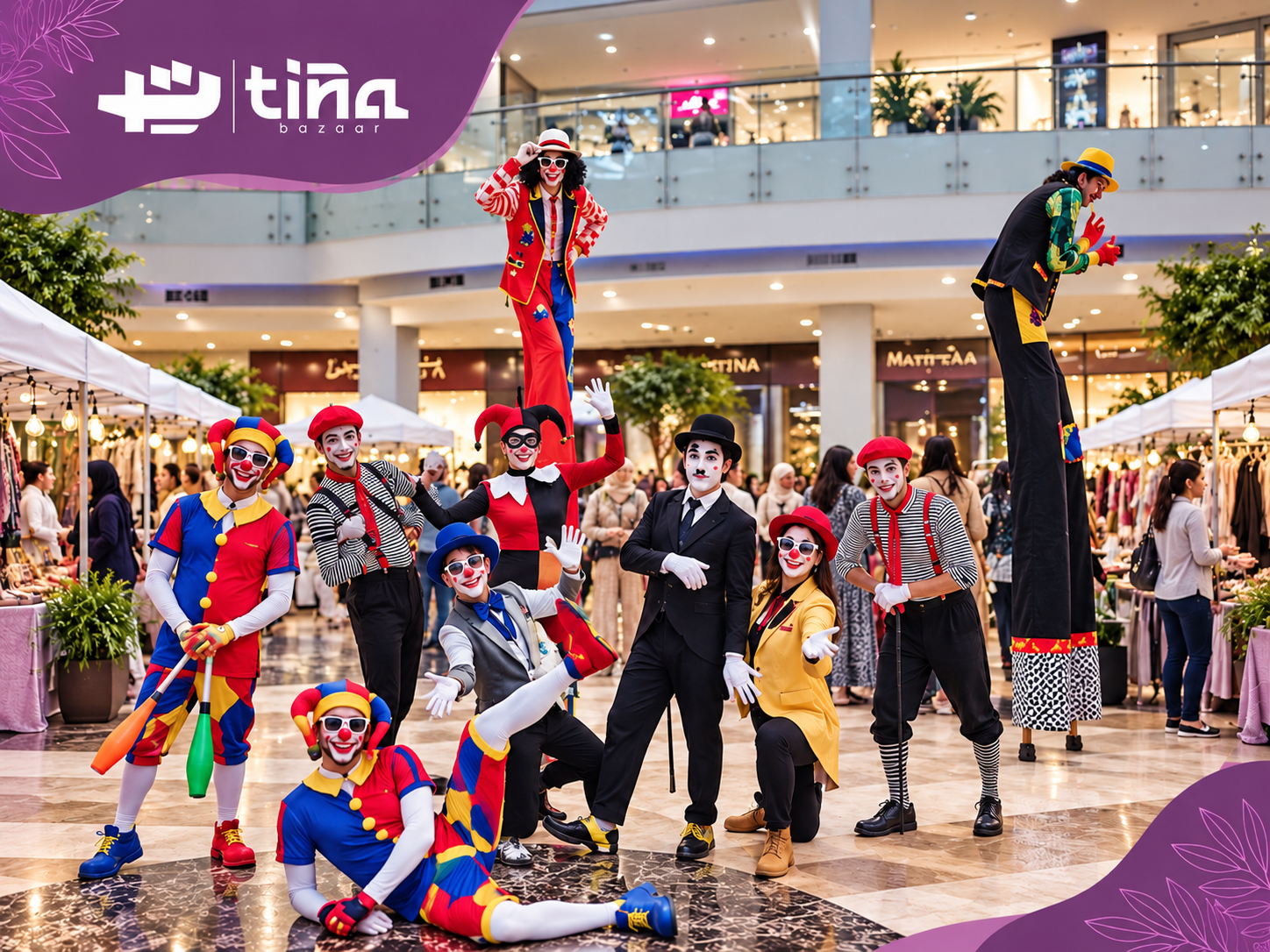 Family entertainment at Tina Bazaar